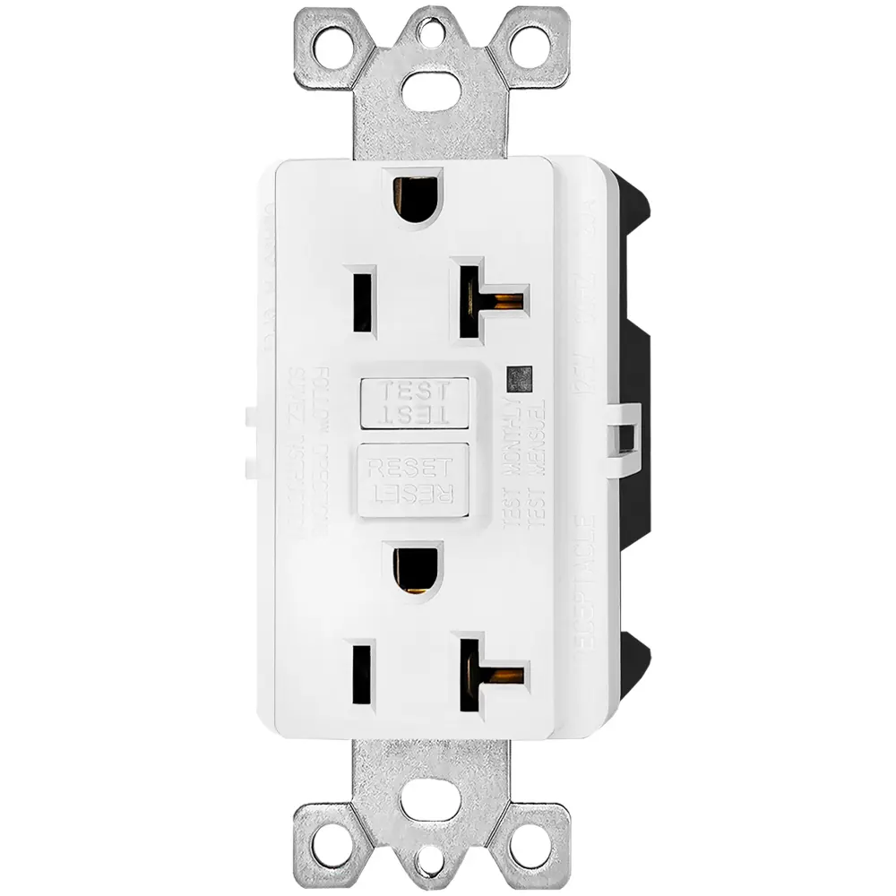 OEM 20 Amp Duplex GFCI Outlet, Self-Test with LED Light, Residential Grade Supplier, Factories