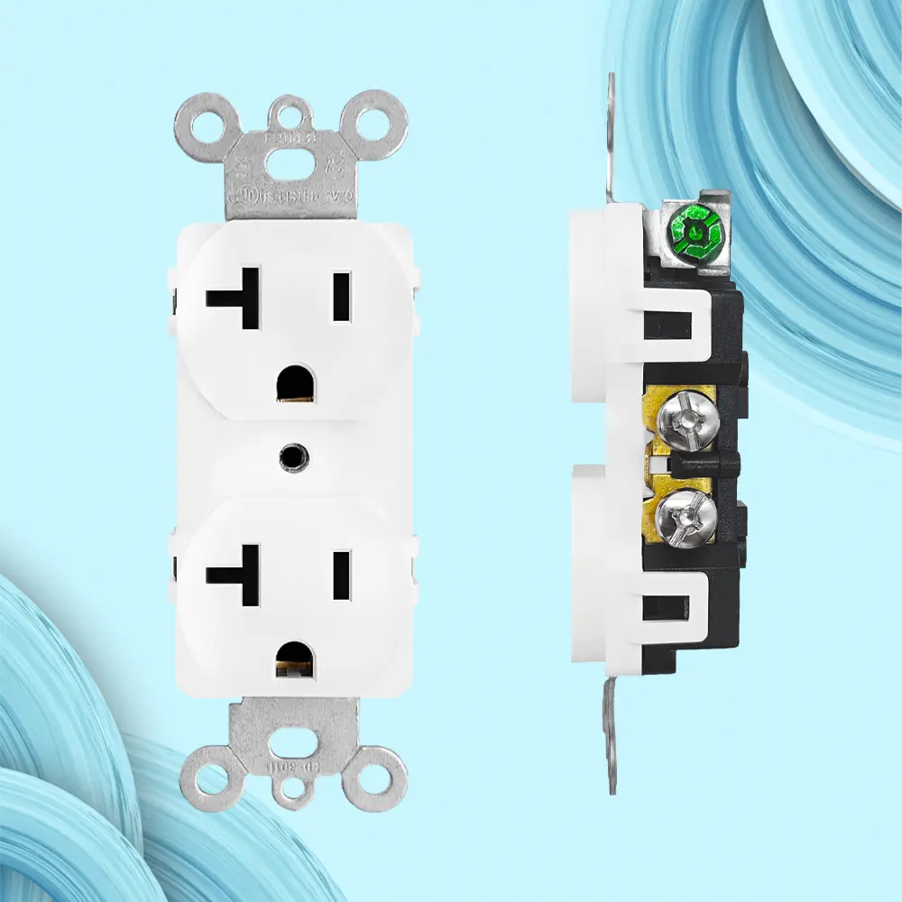 Wholesale 20A125V, 5-20R,Standard Duplex receptacle.UL Manufacturers, Factories