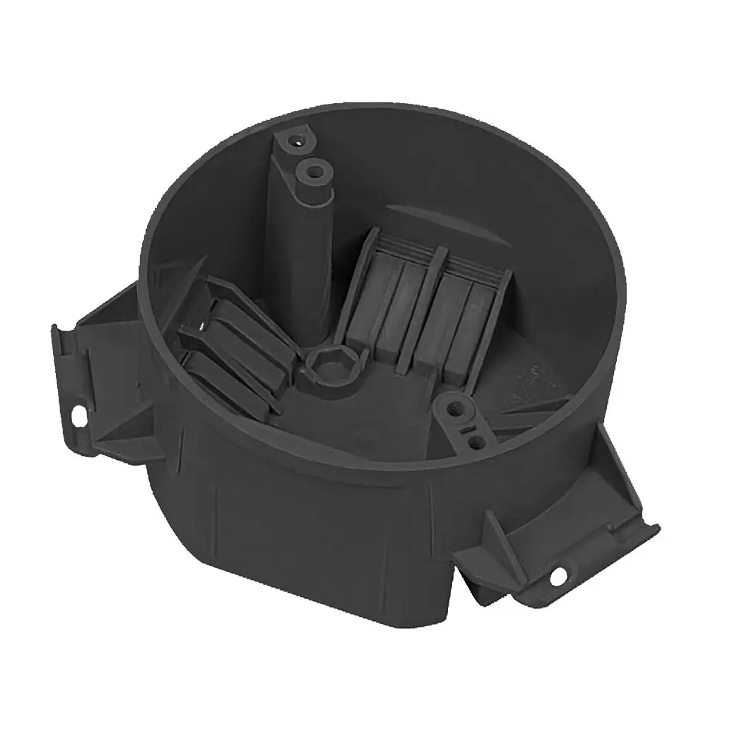 Wholesale Gray Round Ceiling Electrical Box, 1-Gang Plastic Junction Box, with Captive Nails Supplier, Suppliers