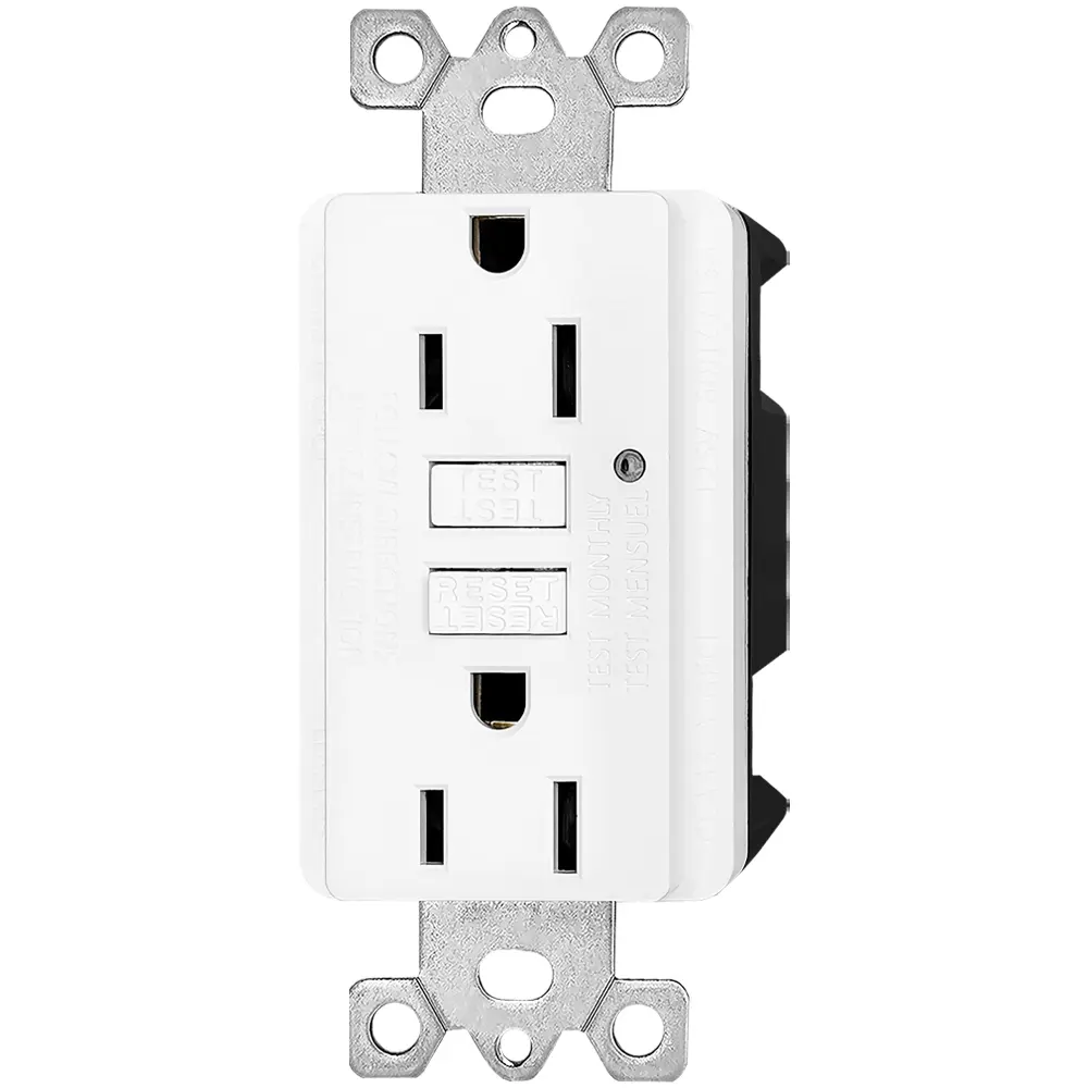 OEM 15 Amp Duplex GFCI Outlet, Self-Test with LED Light, Residential Grade Manufacturers, Supplier