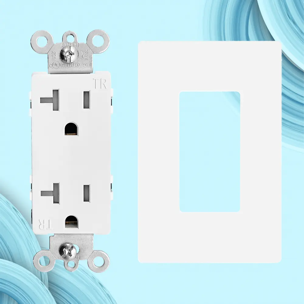 OEM 20A125V, 5-20R, Decora Duplex TR Receptacle UL Manufacturer, Supplier