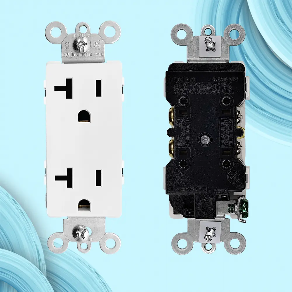 OEM 20A125V, 5-20R, Decora Duplex Receptacle.UL Factories, Factory
