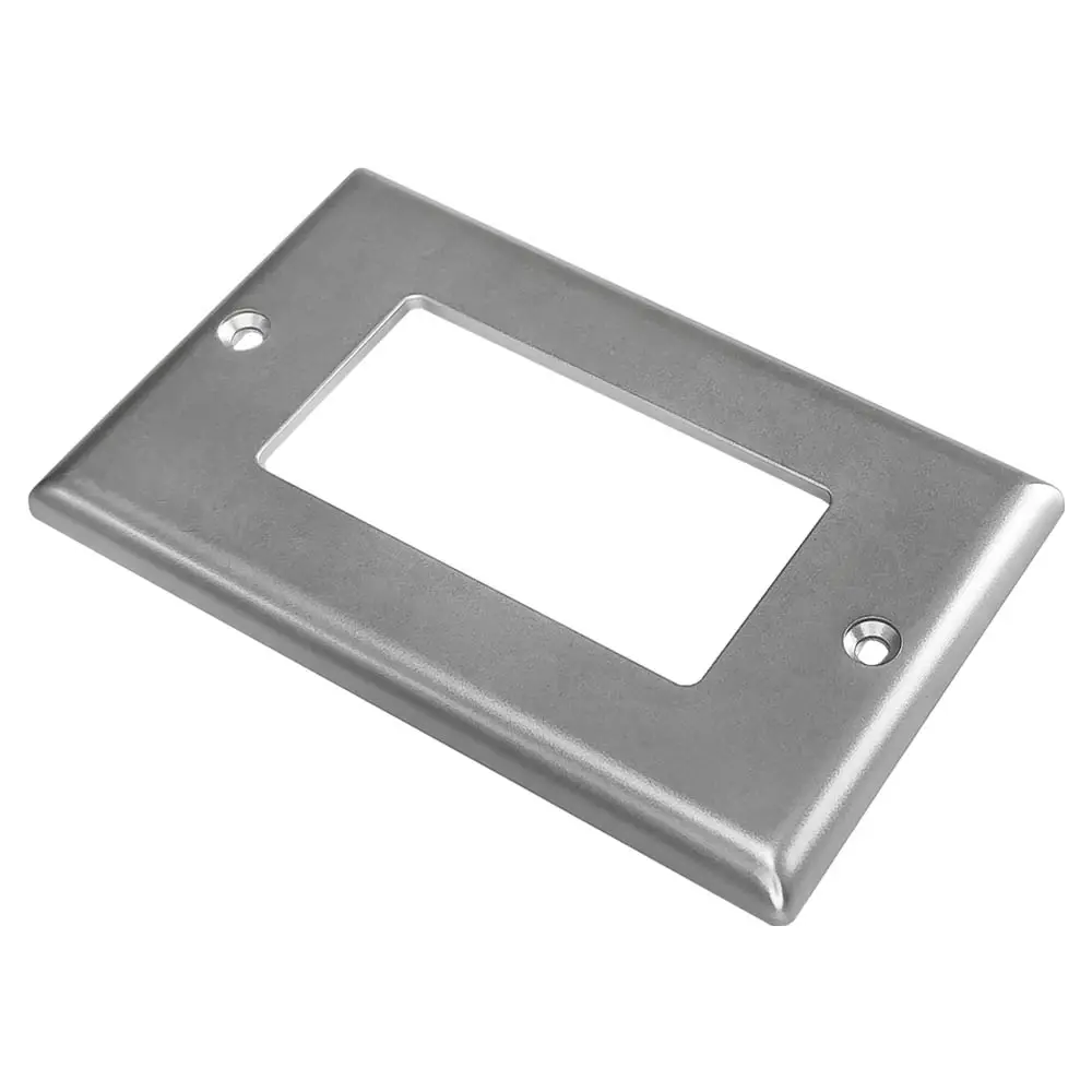 OEM 1-Gang Decorator Wall Plate, Standard Size, Matte Gray Manufacturer, Manufacturers
