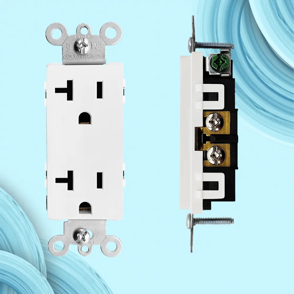 OEM 20A125V, 5-20R, Decora Duplex Receptacle.UL Factories, Factory