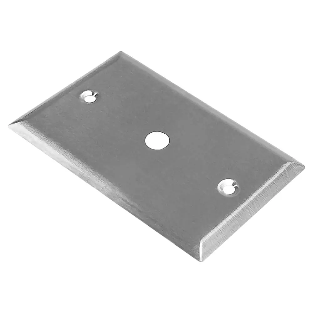 OEM 1-Gang Phone & Coaxial Wall Plate, Standard Size, Stainless Steel Cover Supplier, Factory