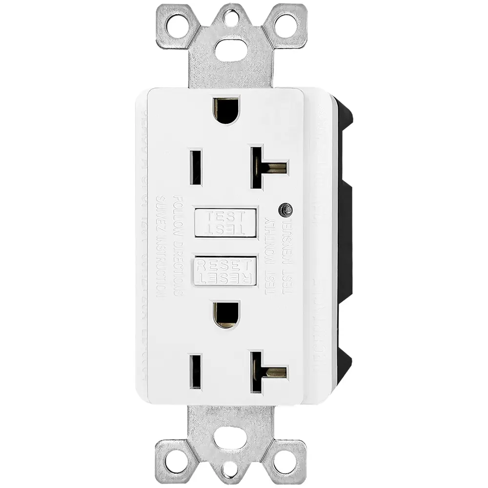 Wholesale 20 Amp Duplex GFCI Outlet, Self-Test with LED Light, Residential Grade LD-3004 Factories, Factory