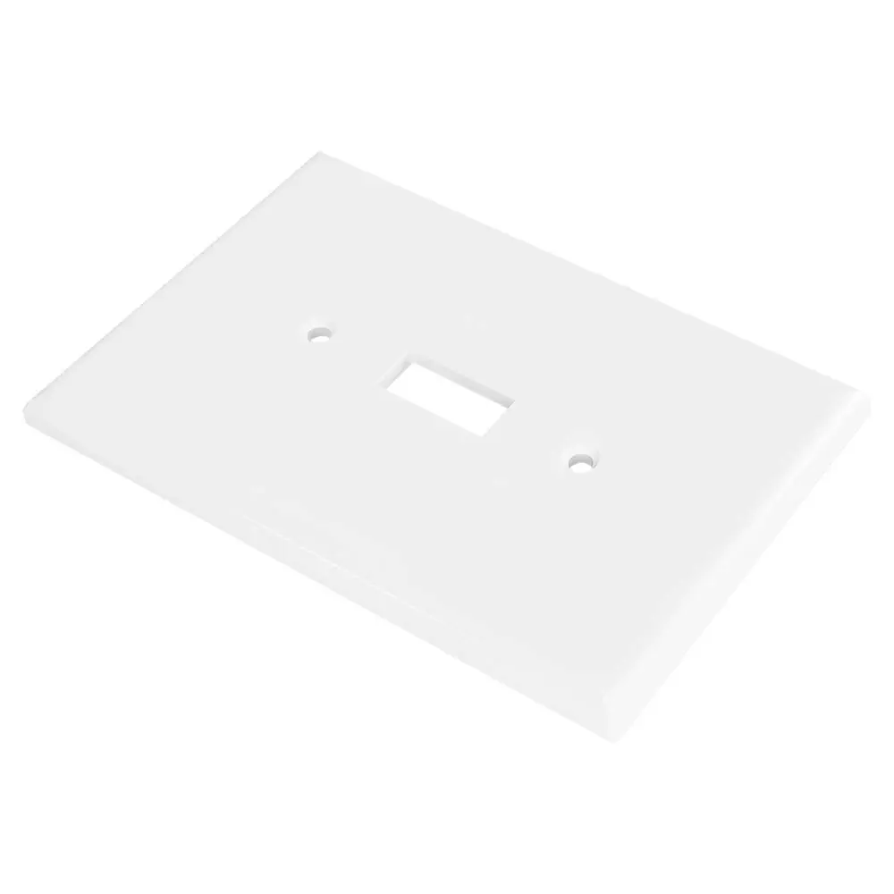 Wholesale 1-Gang Toggle Switch Wall plate, Oversized, Glossy White Manufacturer, Suppliers