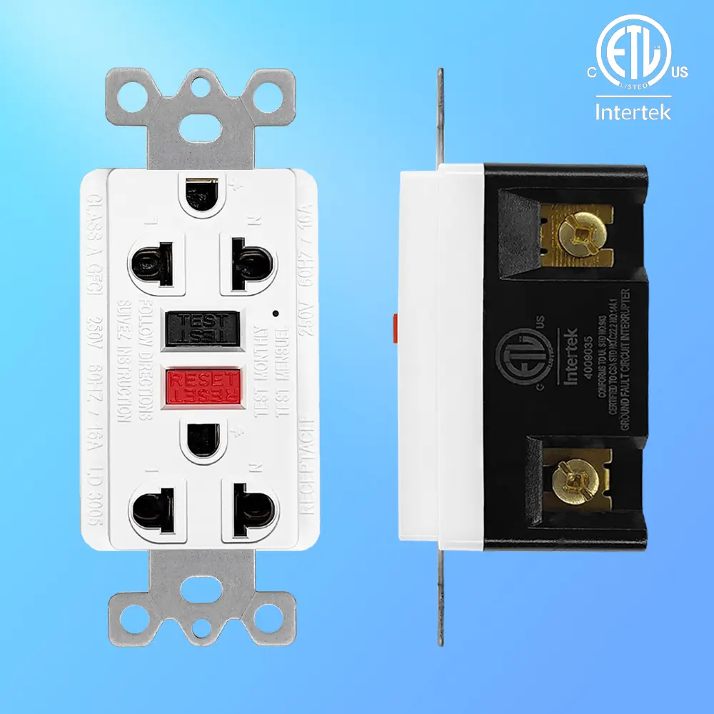 OEM 16/20amp 250V GFCI Receptacle,  US Standard Philippines Wall Socket Supplier, Suppliers
