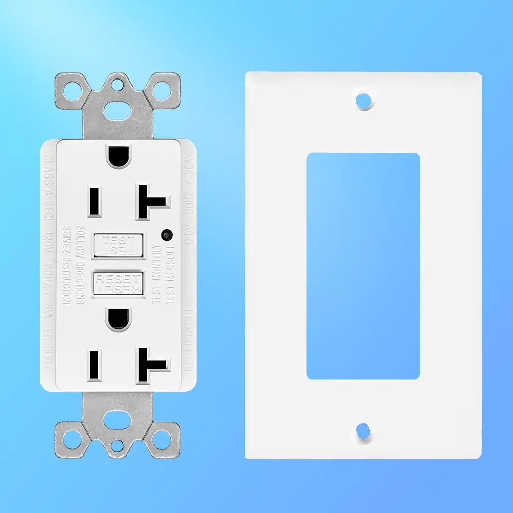 Wholesale 20 Amp Duplex GFCI Outlet, Self-Test with LED Light, Residential Grade LD-3004 Factories, Factory