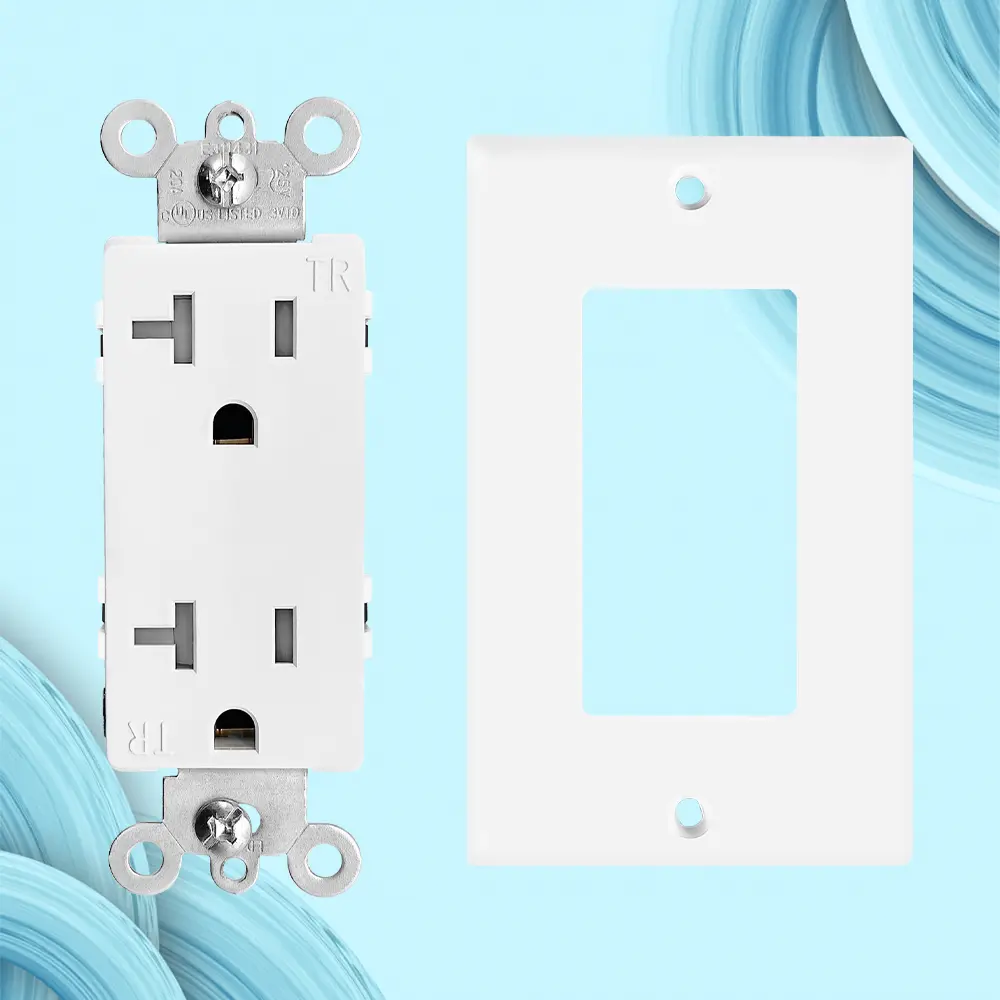 OEM 20A125V, 5-20R, Decora Duplex TR Receptacle UL Manufacturer, Supplier