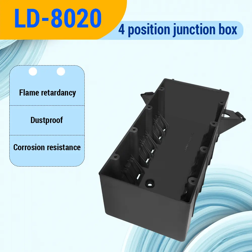 Wholesale 4-Gang Plastic Electrical Box, Grey Outlet Box, PVC Junction Box with Captive Nails Manufacturers, Suppliers
