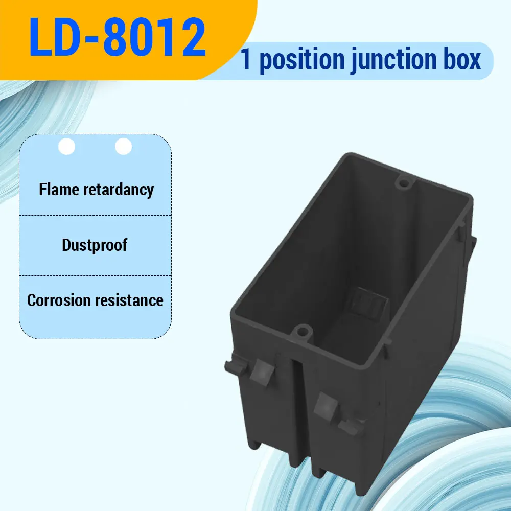 OEM 1-Gang Plastic Electrical Outlet Box, 20 Cubic Inch, Junction Box with Captive Nails Supplier, Factories