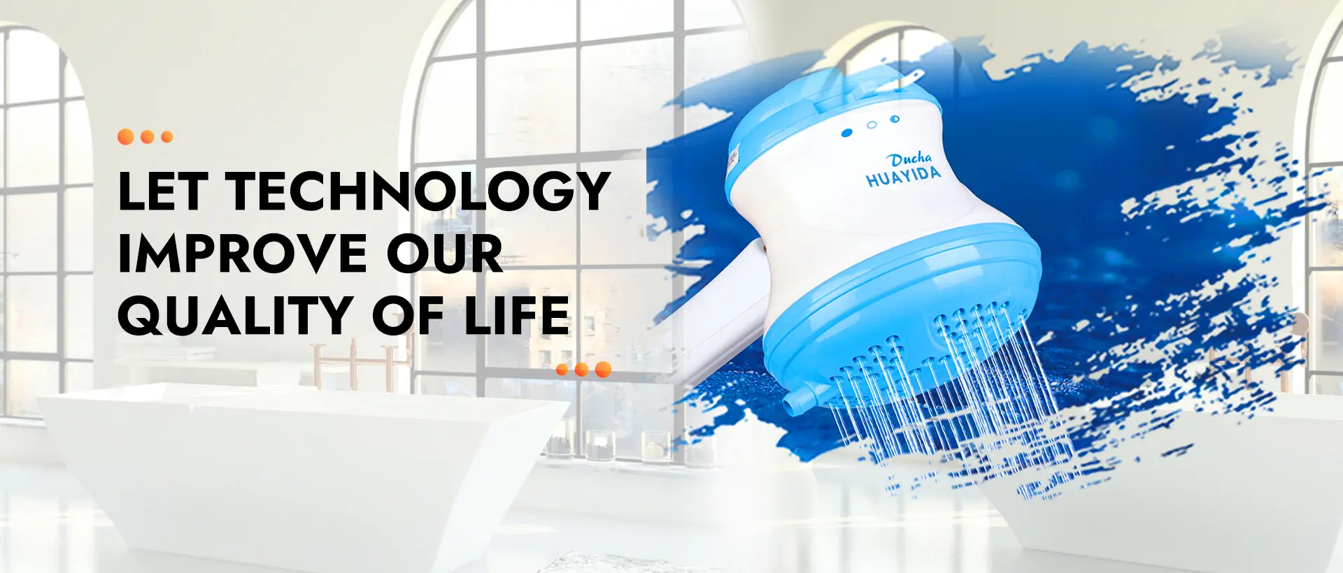 Huayida electric water heater product lineup - factory showroom