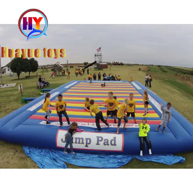 Wholesale Inflatable Jumping Mat with Triple-Color Bars Suppliers, Factories