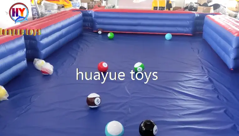 Wholesale Red and Blue Inflatable Kick  billiards Supplier, Factory