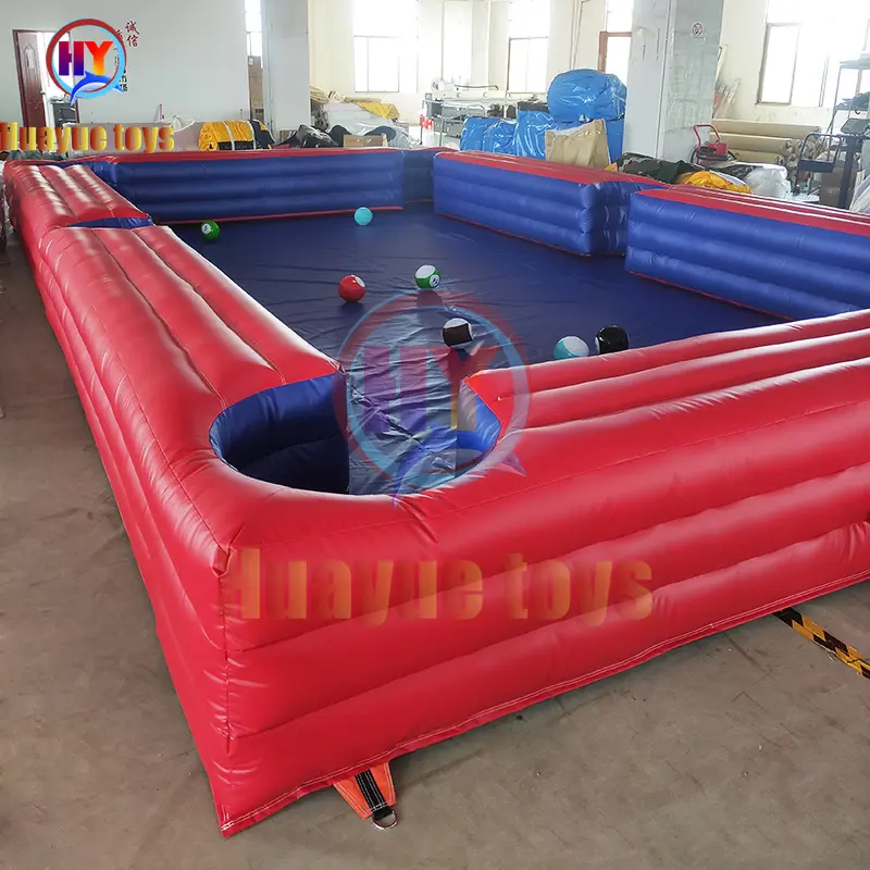 Wholesale Red and Blue Inflatable Kick  billiards Supplier, Factory