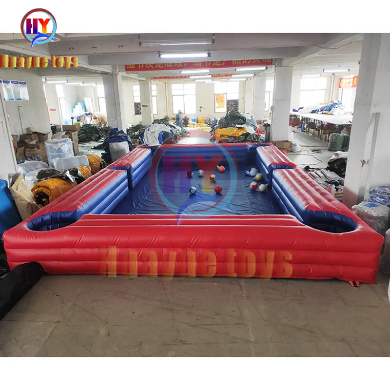 Wholesale Red and Blue Inflatable Kick  billiards Supplier, Factory