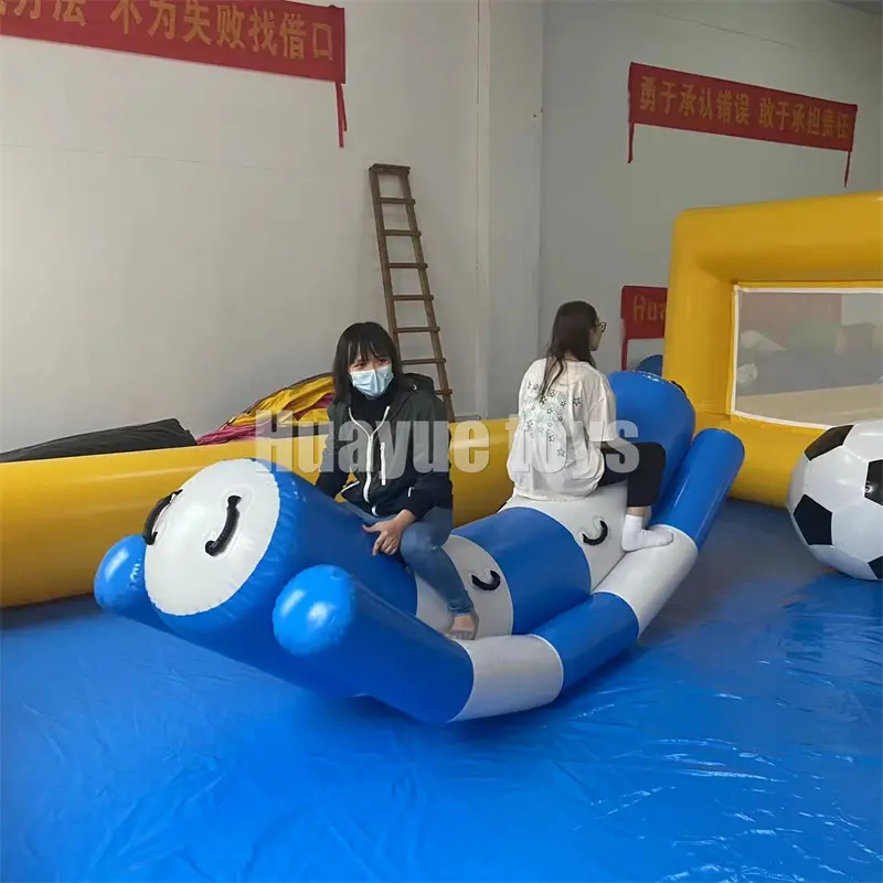 Wholesale Factory price Inflatable Park Seesaws Boat Games Kids Outdoor Indoor games Inflatable Seesaw For Kids Manufacturer, Factory
