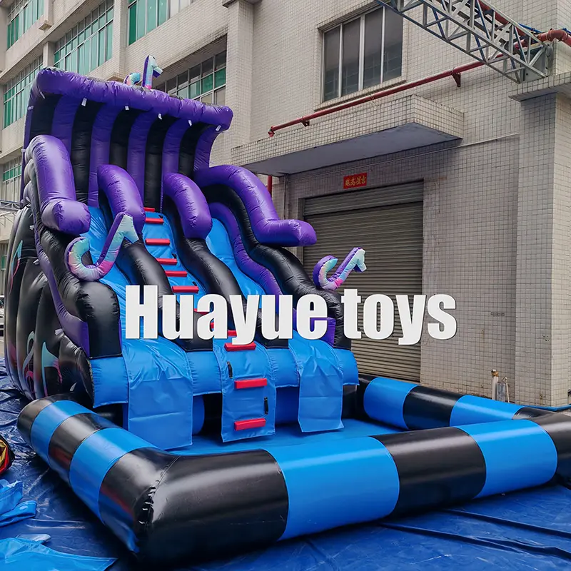 Wholesale Inflatable water slide with pool Outdoor inflatable water park with slide for kids Ocean inflatable bounce castle Manufacturer, Suppliers