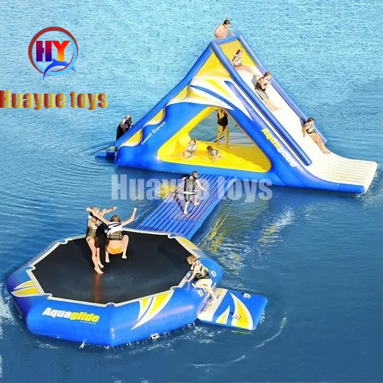 Wholesale Inflatable Water Trampoline with Slide Factory, Factories