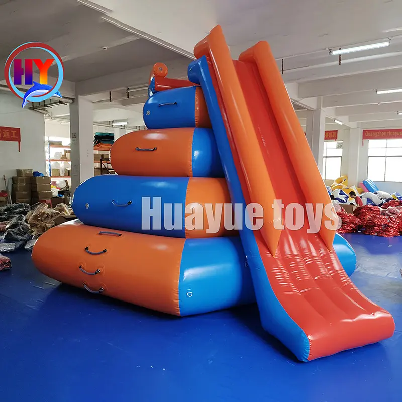 High-Quality Airtight Water Sport Game Good Quality Custom Color Inflatable Floating Water Climbing Slide Suppliers, Factory