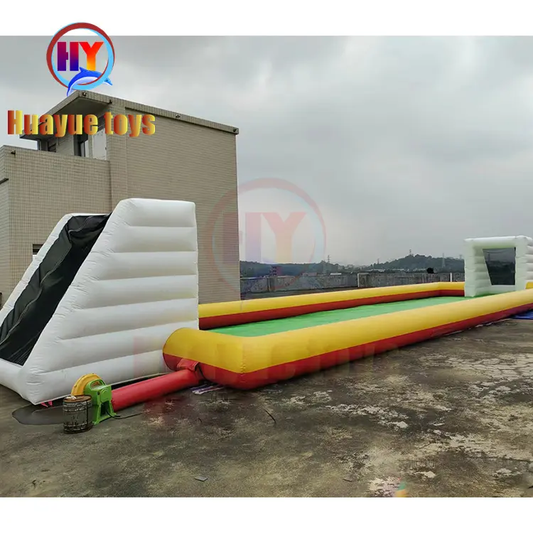 High-Quality Inflatable Soccer Field - with Red, Yellow & Green Design Manufacturer, Supplier