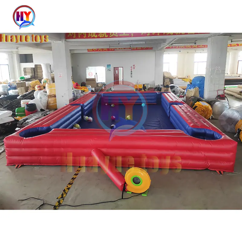 Wholesale Red and Blue Inflatable Kick  billiards Supplier, Factory