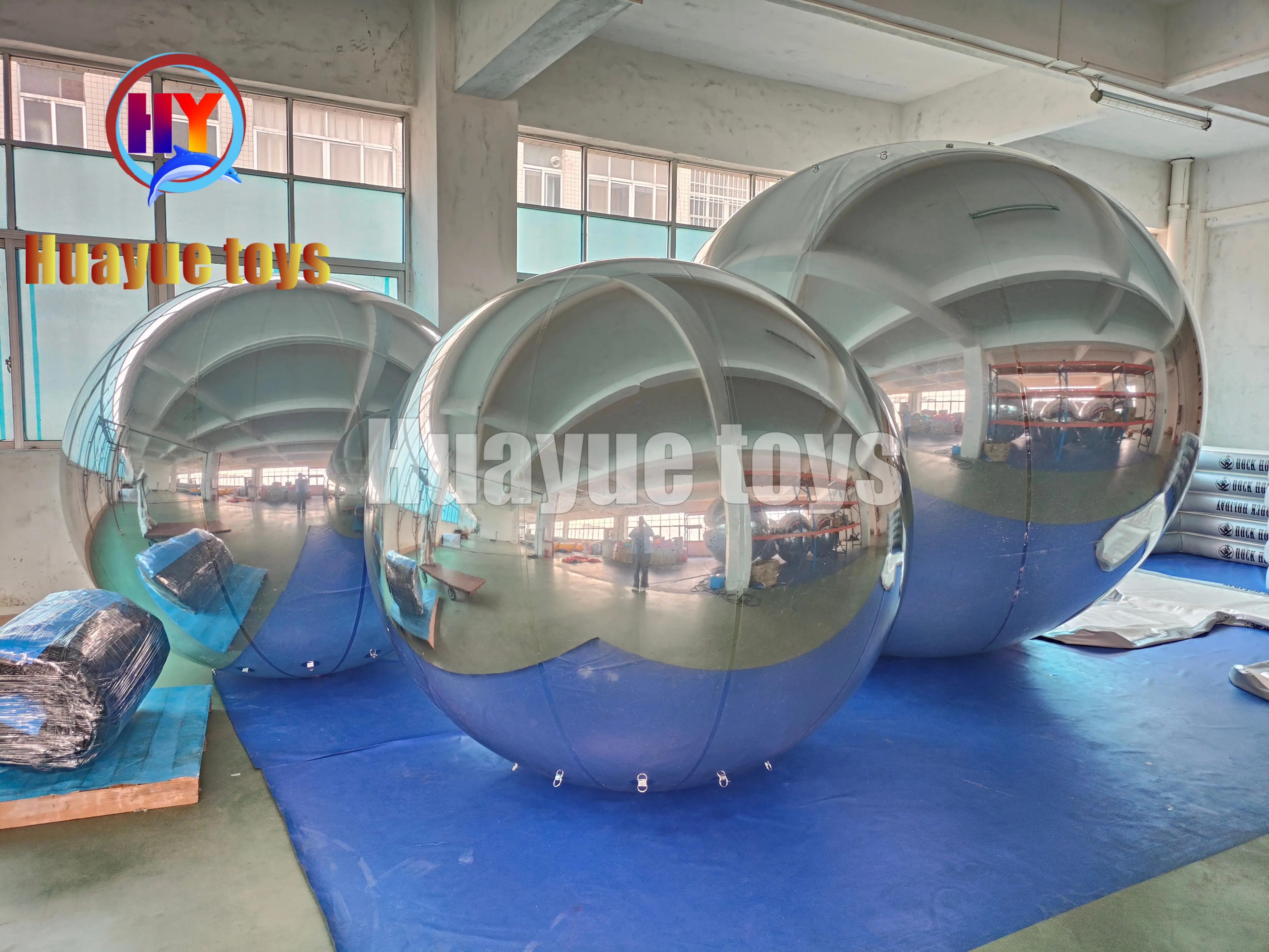 High-Quality Giant Silver Mirror Ball Factory, Factories