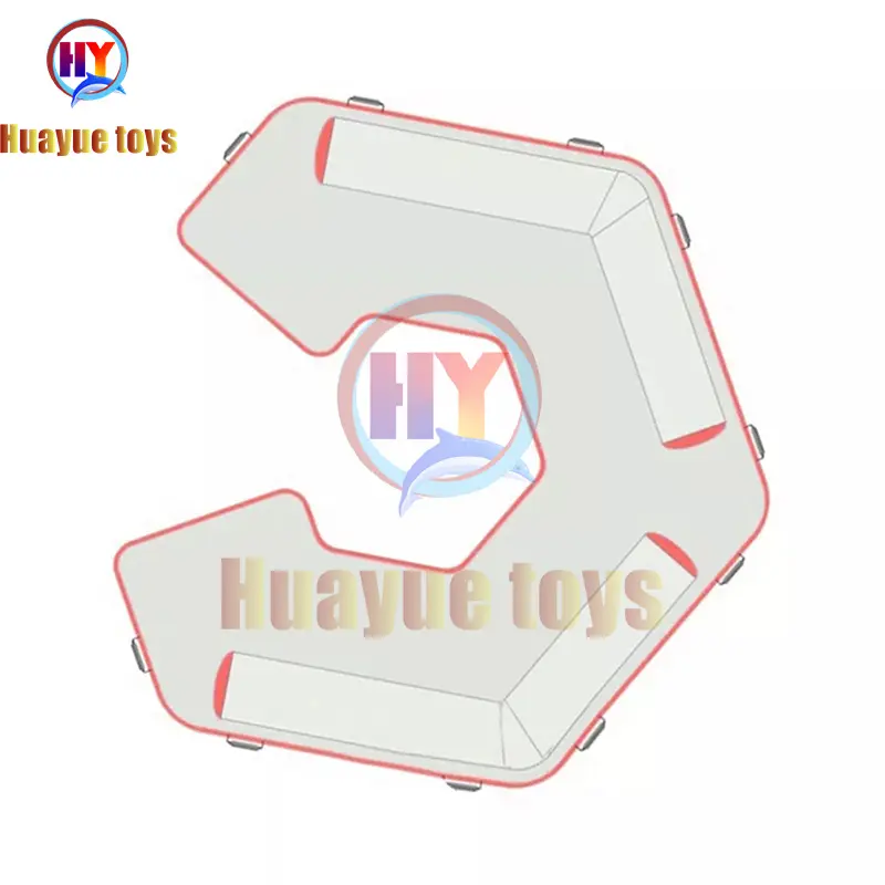 Wholesale Hexagonal Inflatable Water Sofa - 3.5x3.5m PVC Design by China Suppliers & Factory for Group Leisure Manufacturer, Manufacturers