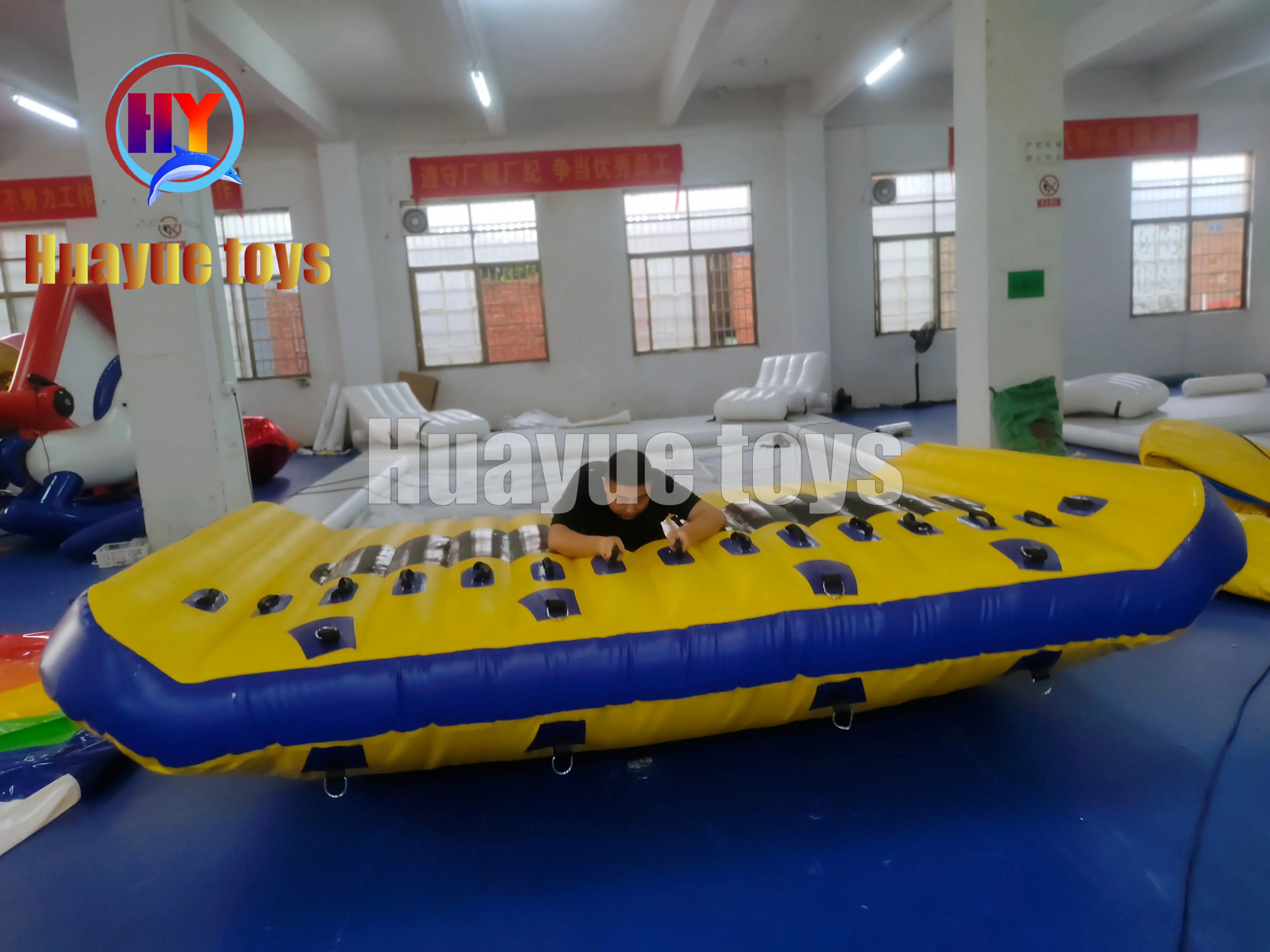 Wholesale Yellow and Blue Inflatable Towable (Prone Position) Manufacturers, Supplier