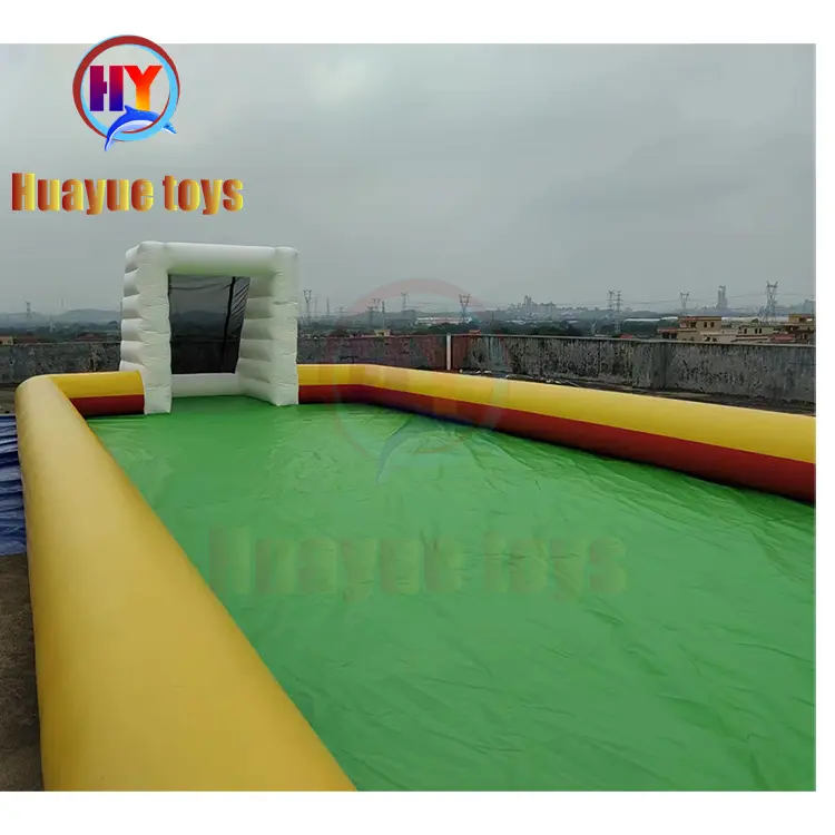 High-Quality Inflatable Soccer Field - with Red, Yellow & Green Design Manufacturer, Supplier