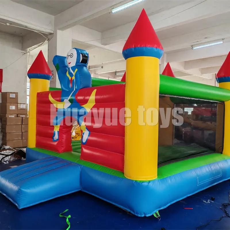High-Quality Outdoors High quality PVC Inflatable bounce Castle with slide Custom backyard bouncer garden Manufacturers, Supplier