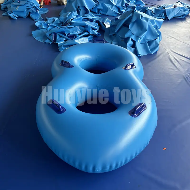 High-Quality PVC Inflatable Swimming Ring Water Swim Ring For Kids Sun Safety water park inflatable slide ring Suppliers, Factories