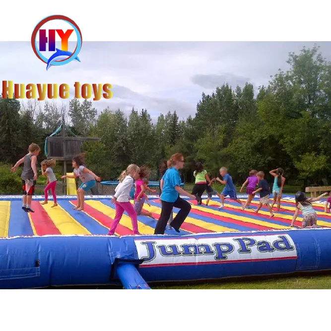 Wholesale Inflatable Jumping Mat with Triple-Color Bars Suppliers, Factories