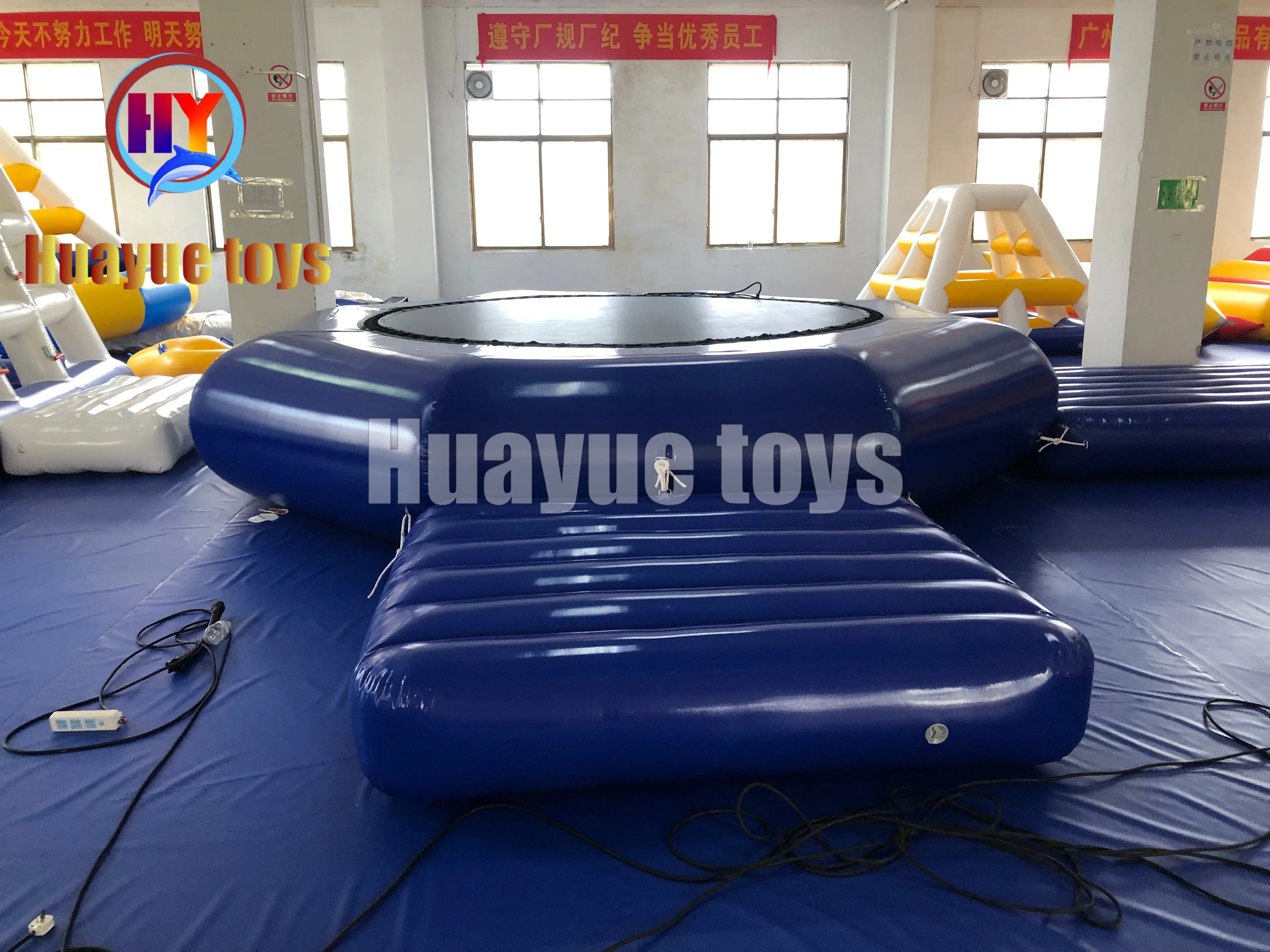 Wholesale Inflatable Water Trampoline with Slide Factory, Factories