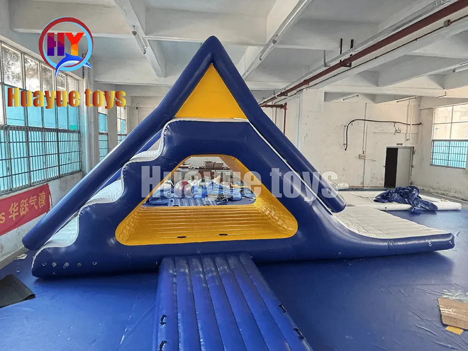 High-Quality HUAYUE Giant Inflatable Water Park Combo Pyramid Slide Climbing Wall & Bounce Trampoline for Kids Backyard Pool Party Summer Outdoor Fun Supplier, Suppliers