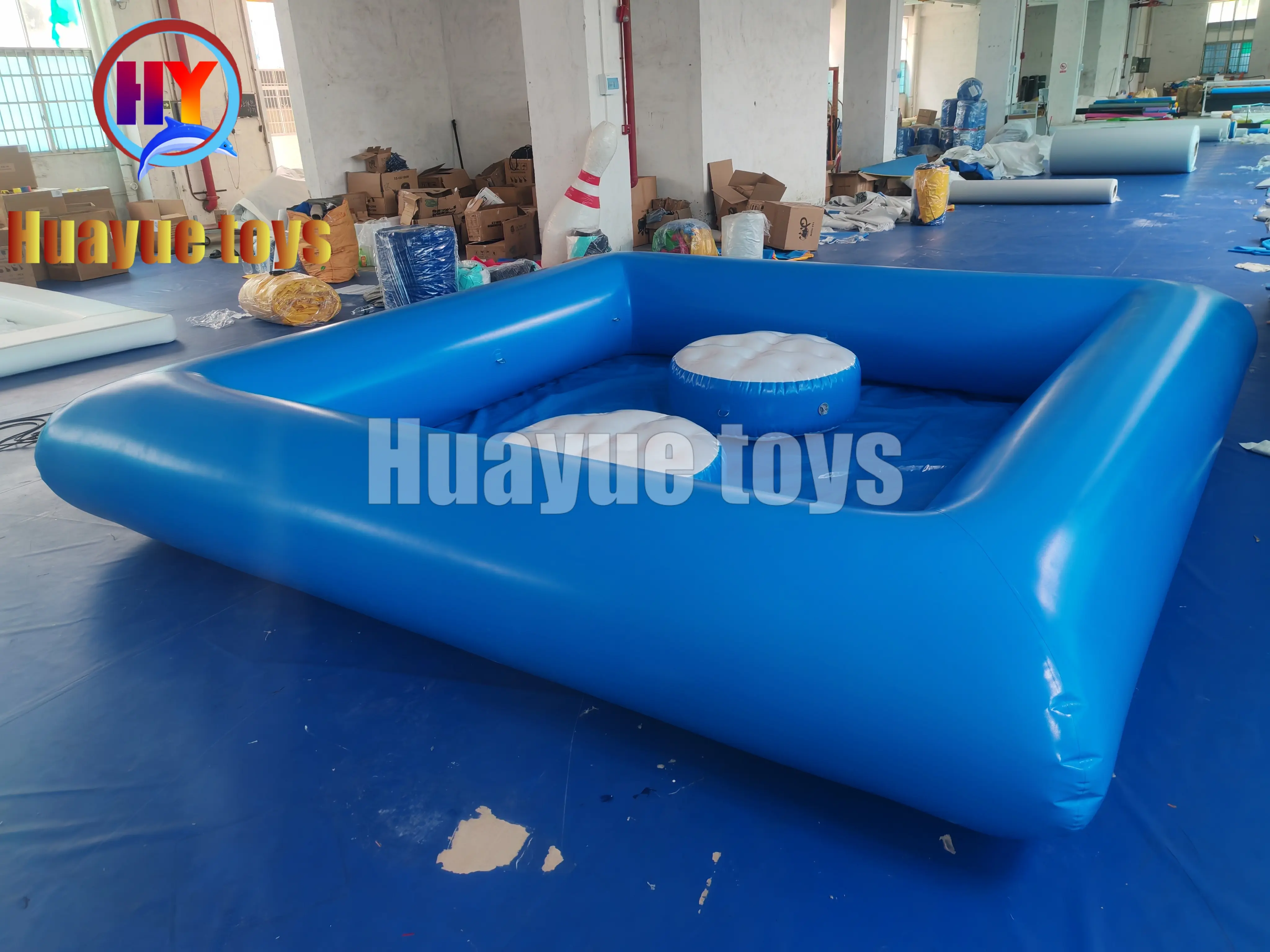High-Quality HUAYUE Portable PVC Inflatable Team Challenge Platform Supplier, Factories