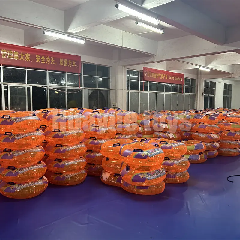 High-Quality PVC Inflatable Swimming Ring Water Swim Ring For Kids Sun Safety water park inflatable slide ring Suppliers, Factories