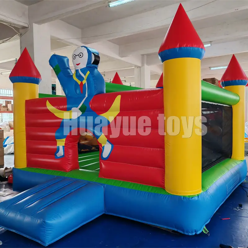 High-Quality Outdoors High quality PVC Inflatable bounce Castle with slide Custom backyard bouncer garden Manufacturers, Supplier