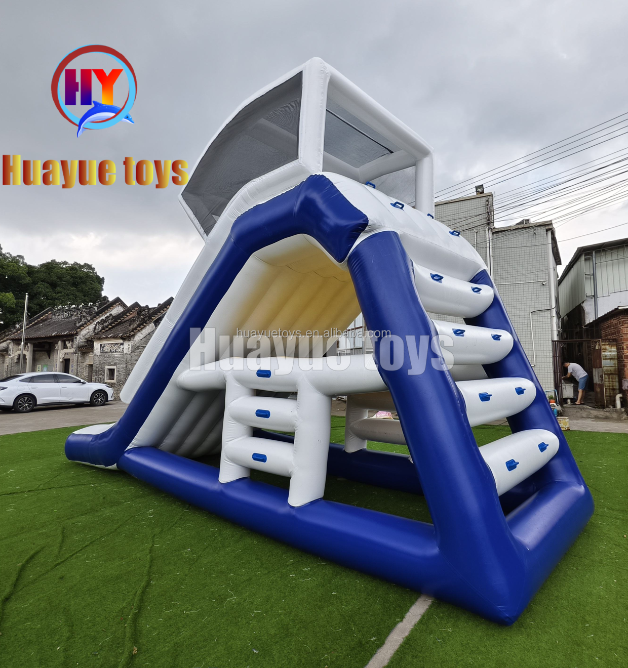 inflatable water slide