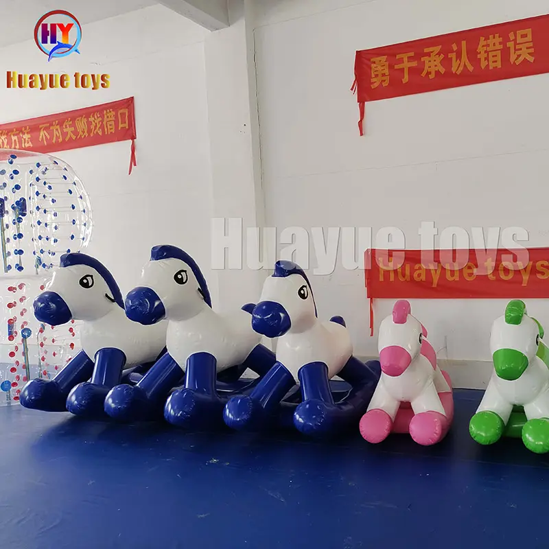 Wholesale Factory High Quality Red Blue Yellow InflatableToys Inflatable Girl Pony Inflatable Pony for Sale Manufacturer, Factory
