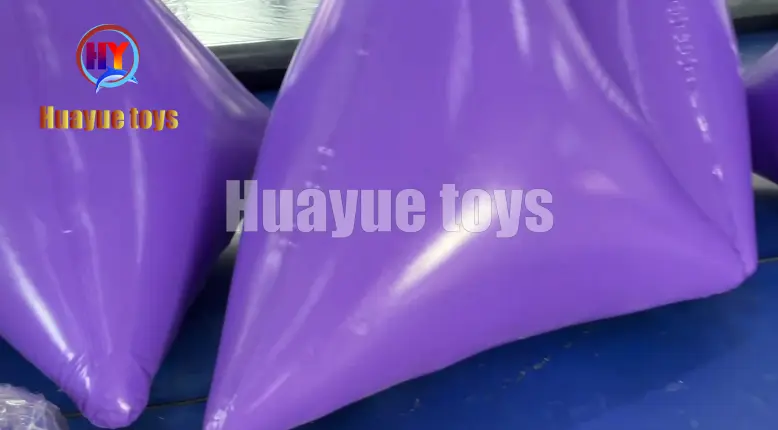 Wholesale Purple Inflatable Triangular Buoy Supplier, Suppliers