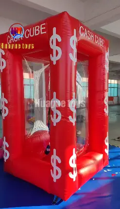 High-Quality Red Inflatable Cash Cube Manufacturer, Factories
