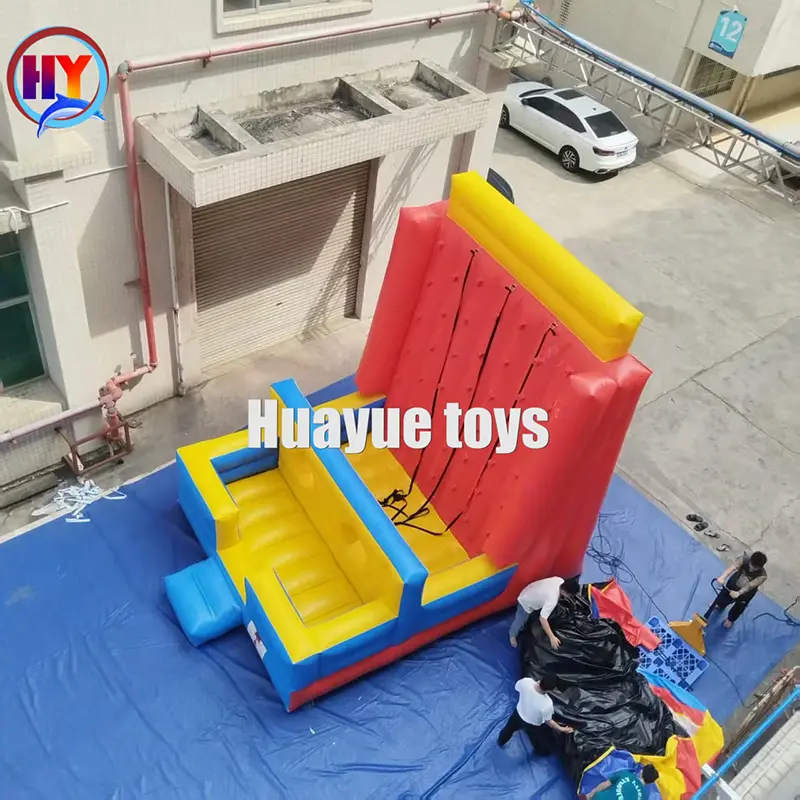 Wholesale Outdoor Inflatable Climbing Wall Mountain / Kids Inflatable Rock Climbing Wall Interactive Sport Games Manufacturer, Suppliers