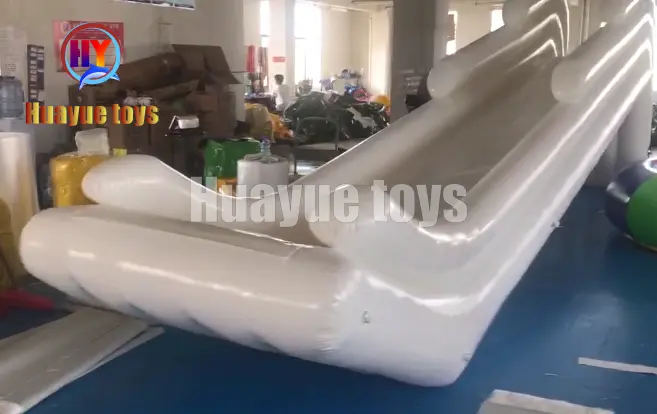 High-Quality All-White Inflatable Yacht Slide Manufacturer, Factories