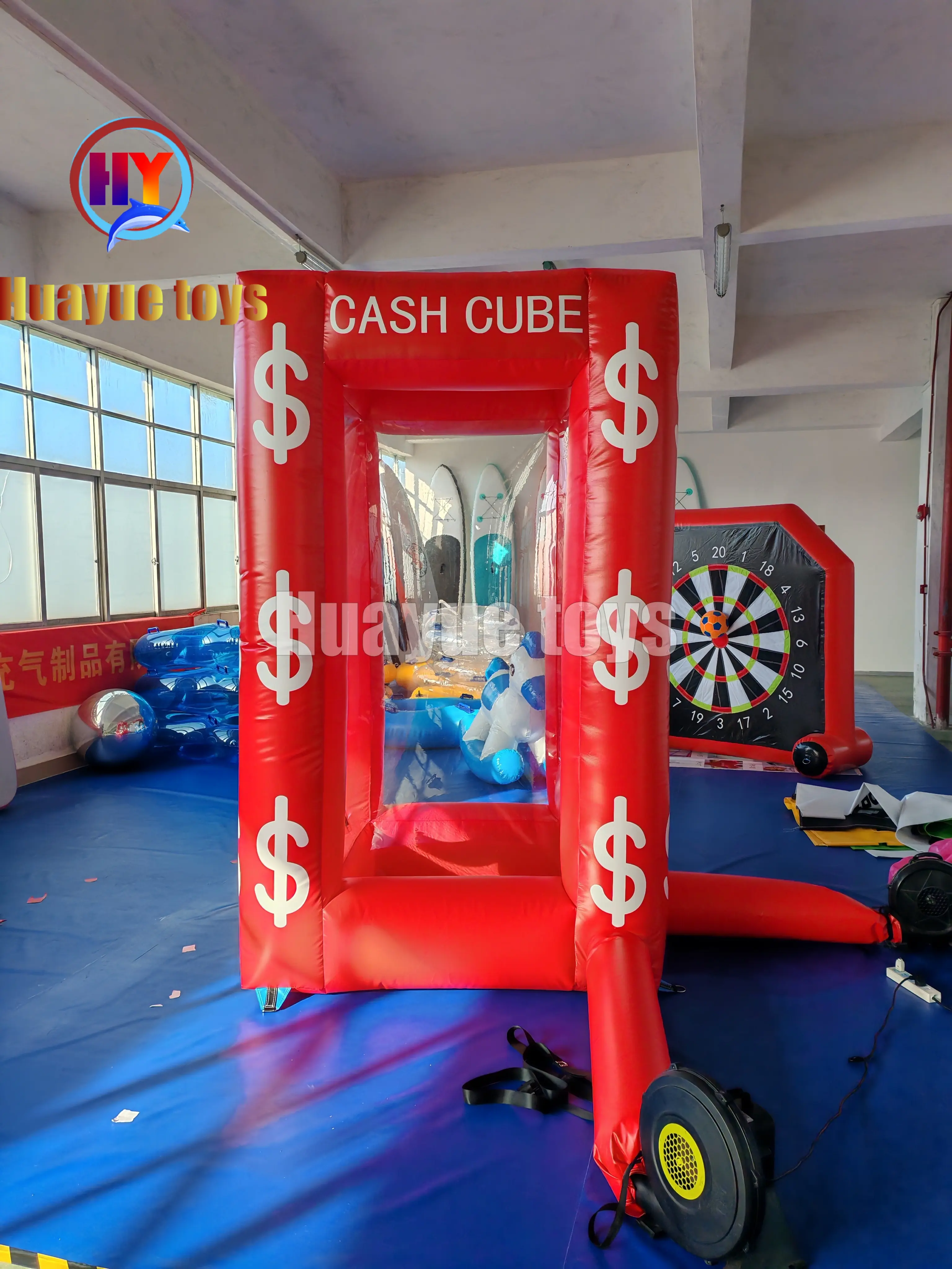 High-Quality Red Inflatable Cash Cube Manufacturer, Factories