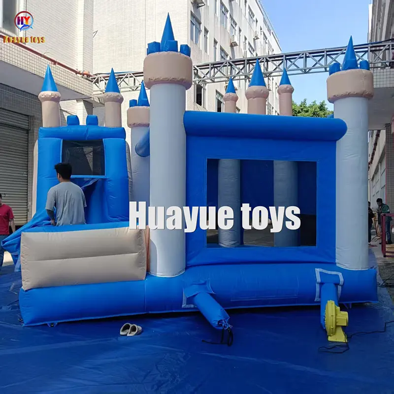 Wholesale New Design Inflatable Bouncer Jumping CastleSlide Commercial Inflatable lce Castle TrampolineTheme Park Manufacturer, Factory