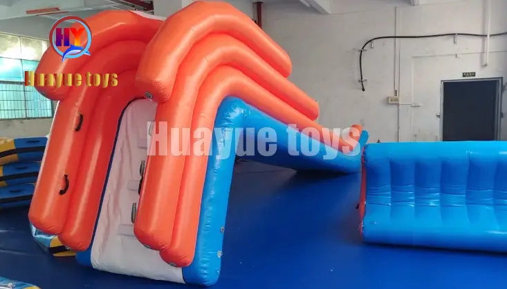 Wholesale Blue-Orange-White Inflatable Yacht Slide Suppliers, Factories