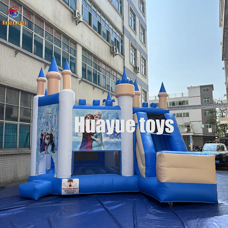 Wholesale New Design Inflatable Bouncer Jumping CastleSlide Commercial Inflatable lce Castle TrampolineTheme Park Manufacturer, Factory