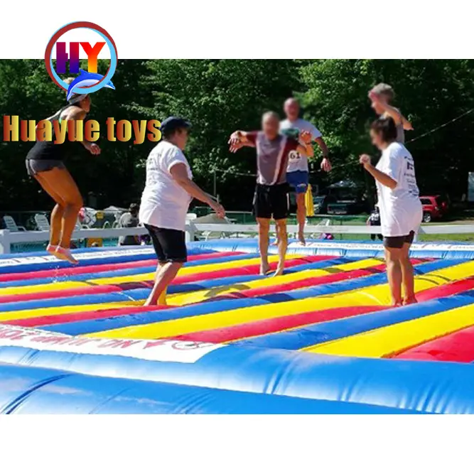 Wholesale Inflatable Jumping Mat with Triple-Color Bars Suppliers, Factories